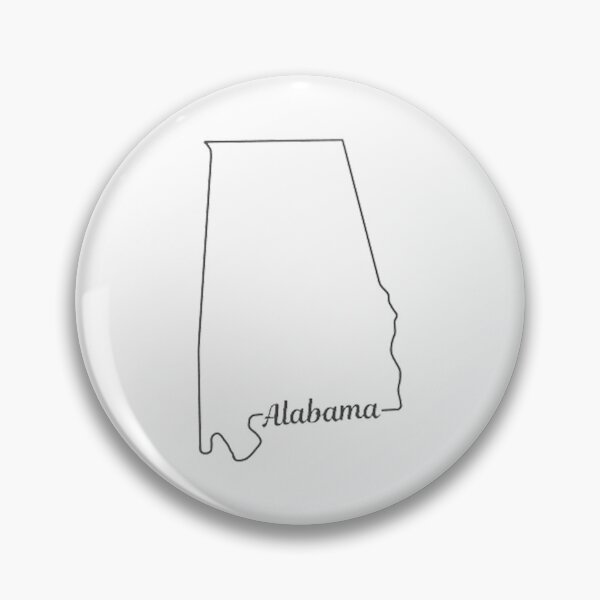Item preview, Alabama State Outline designed and sold by US States Merch.