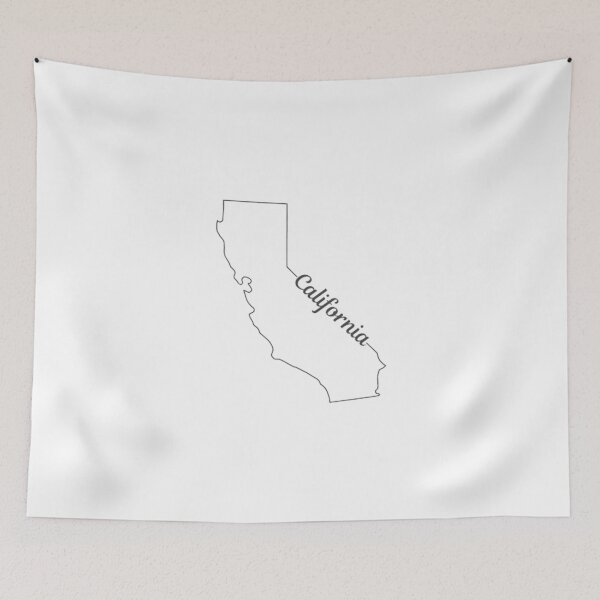 Item preview, California State Outline designed and sold by US States Merch.