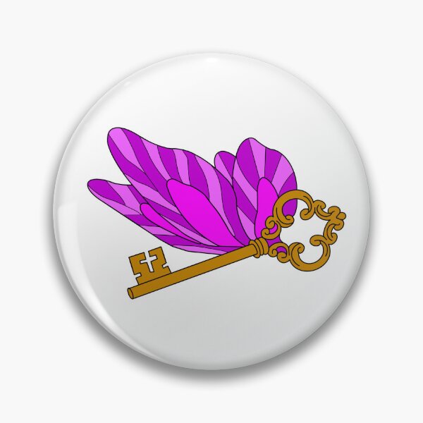 Item preview, Winged Key (pink) designed and sold by discocowgirl.