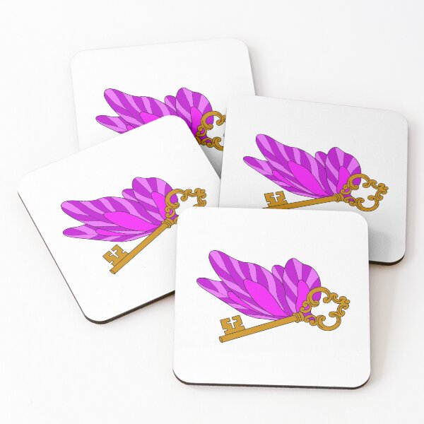 Item preview, Winged Key (pink) designed and sold by discocowgirl.
