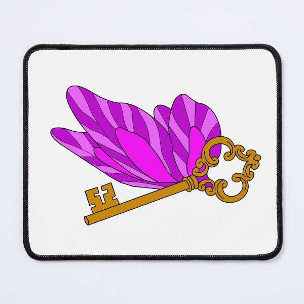 Item preview, Winged Key (pink) designed and sold by discocowgirl.