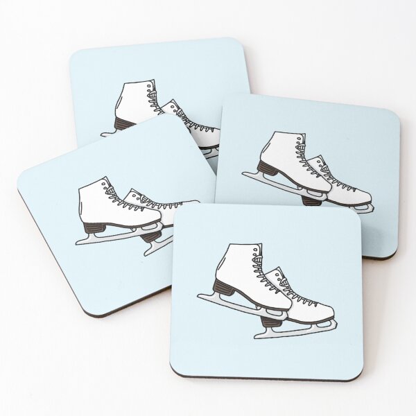 Item preview, Ice Figure Skates Cute Illustration designed and sold by TheEclecticKat.