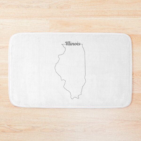 Item preview, Illinois State Outline designed and sold by US States Merch.