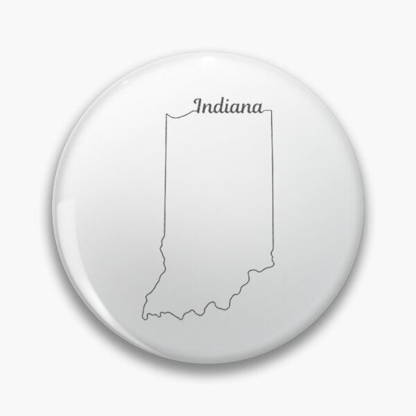 Item preview, Indiana State Outline designed and sold by US States Merch.