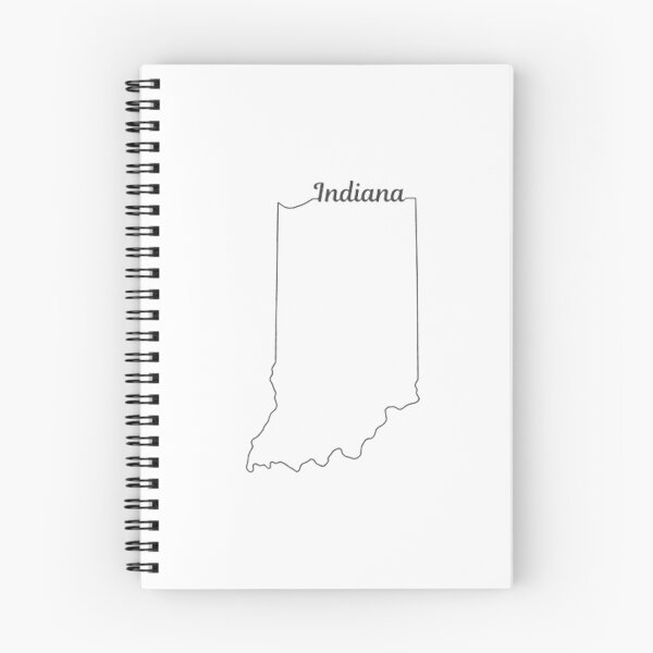Item preview, Indiana State Outline designed and sold by US States Merch.