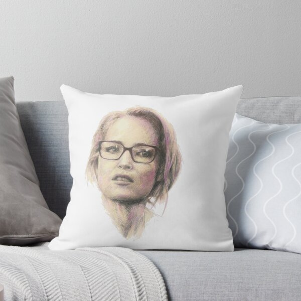 Item preview, Gillian Anderson Sepia Portrait Original Colored Pencil Drawing designed and sold by storybycorey.