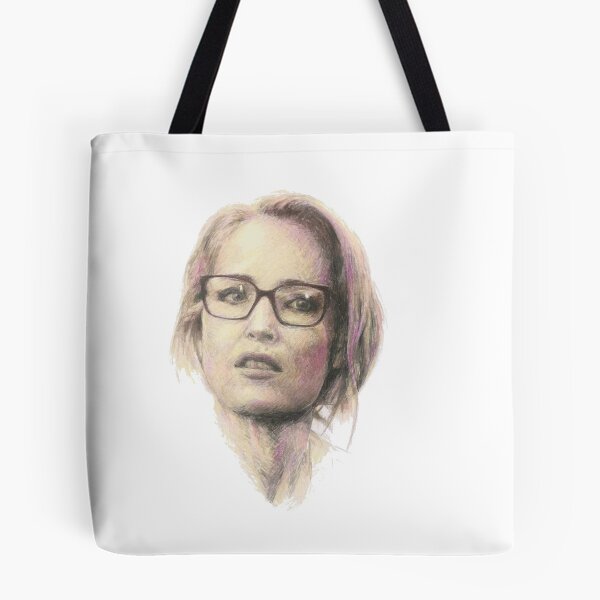 Item preview, Gillian Anderson Sepia Portrait Dibujo a lápiz original en color designed and sold by storybycorey.