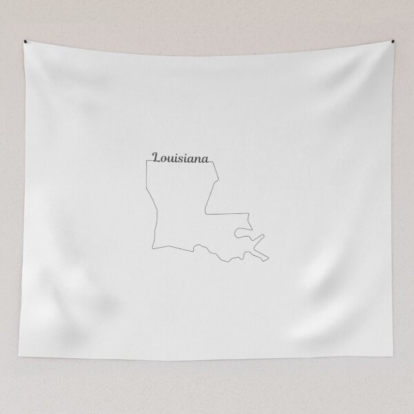 Item preview, Louisiana State Outline designed and sold by US States Merch.