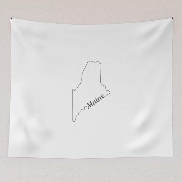 Item preview, Maine State Outline designed and sold by US States Merch.