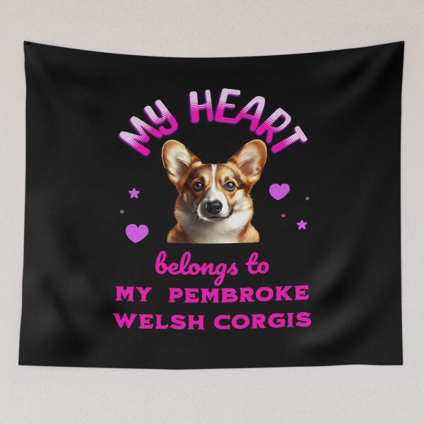 Item preview,  My Heart Belongs to My Pembroke Welsh Corgis Dog designed and sold by BirdsnStuff.