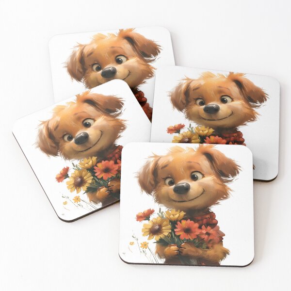 Item preview, Flowers and Tenderness of a Dog designed and sold by ZenPegart.