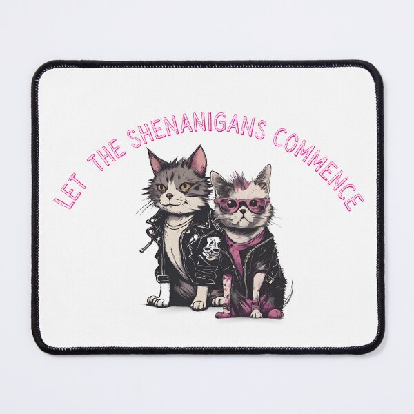 Item preview, Let the Shenanigans Commence with hot pink text designed and sold by im-a-librarian.