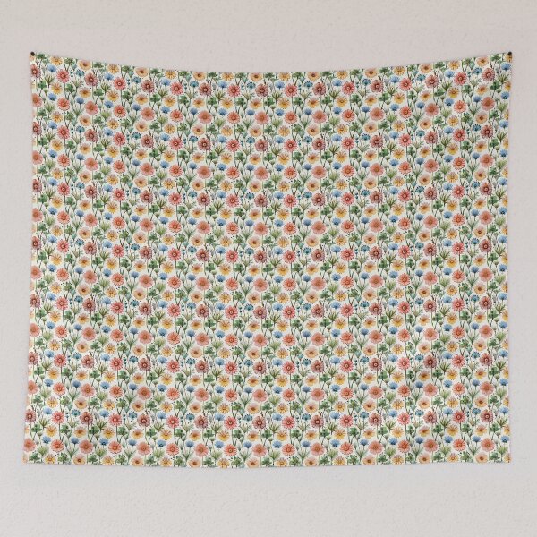 Item preview, Floral Art Elegant & Royal Pink Pastel Multicolor Wildflowers 3X designed and sold by Zeporas Castle.