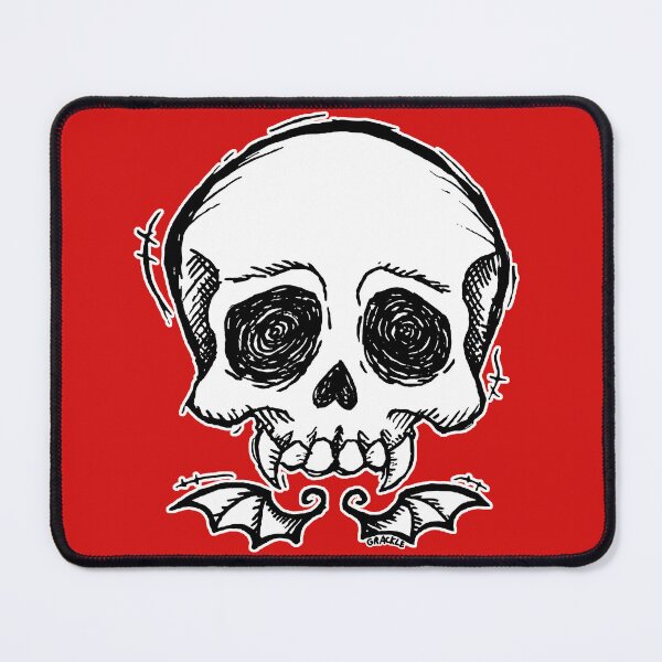 Item preview, Scribbly Vampire Skull designed and sold by JanGrackle.