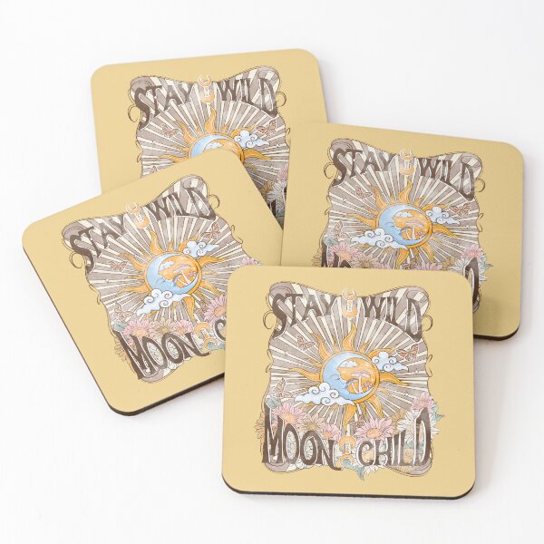 Item preview, Stay wild moon child - witchy witchcore moonlight designed and sold by Fantasy Cache.