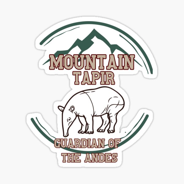 Item preview, Tapir de montaña designed and sold by Tienda-Vane.