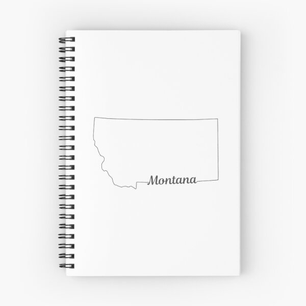 Item preview, Montana State Outline designed and sold by US States Merch.