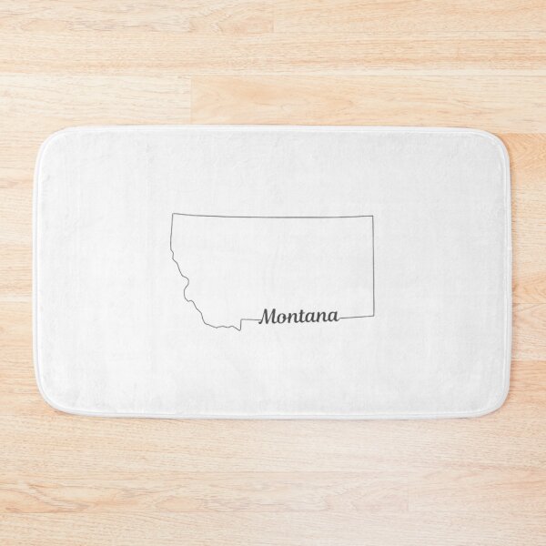 Item preview, Montana State Outline designed and sold by US States Merch.