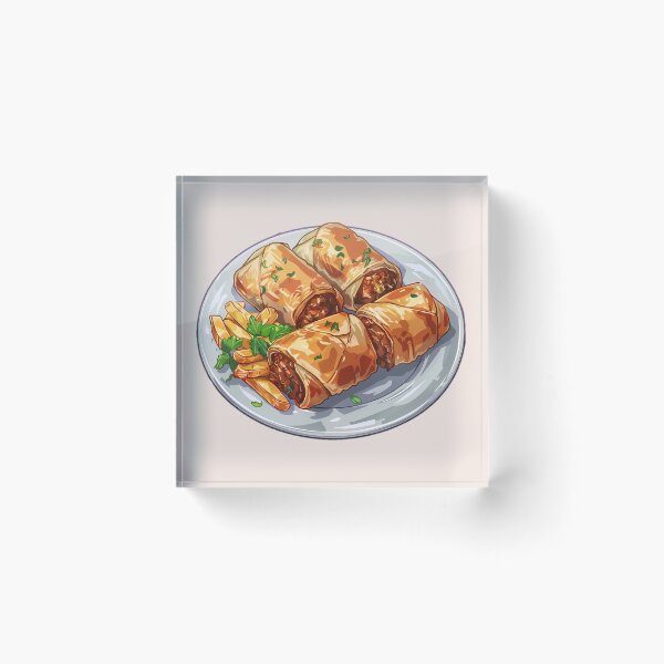 Item preview, Sausage Rolls and Fries designed and sold by sakurashorty.