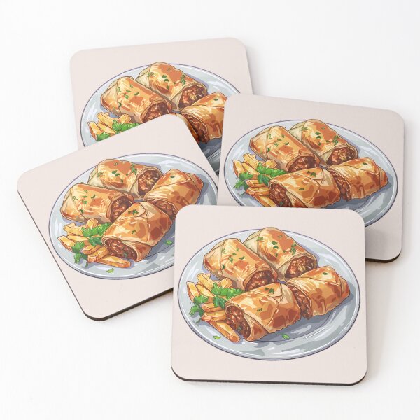 Item preview, Sausage Rolls and Fries designed and sold by sakurashorty.
