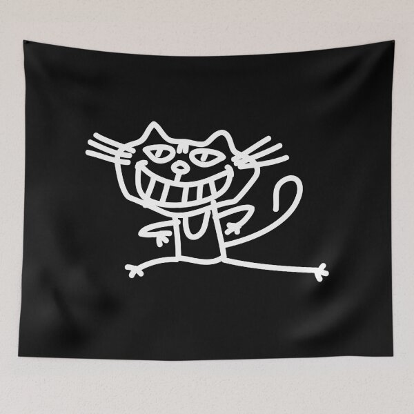 Item preview, happy smiling cat  designed and sold by close-up.biz.