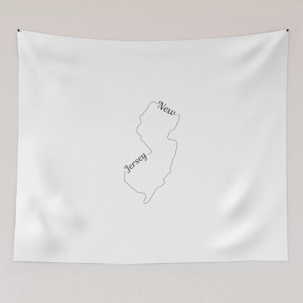 Item preview, New Jersey State Outline designed and sold by US States Merch.