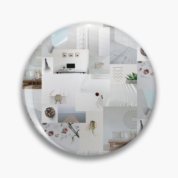 Item preview, White Clean Minimal Aesthetic Collage designed and sold by TheEclecticKat.