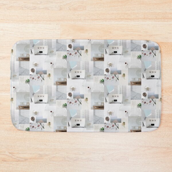 Item preview, White Clean Minimal Aesthetic Collage designed and sold by TheEclecticKat.