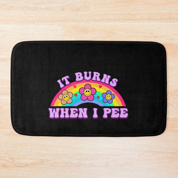 Item preview, It Burns When I Pee Retro Funny Meme designed and sold by artzaka.