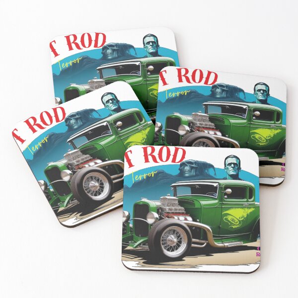 Item preview, Horror green Hot Rod designed and sold by Crazy Ronald.