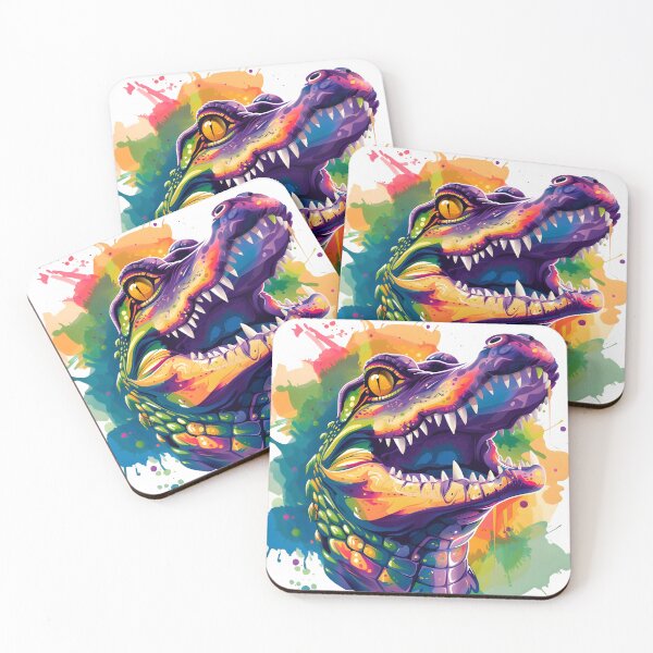 Item preview, Cute Smiling Crocodile designed and sold by ZenPegart.