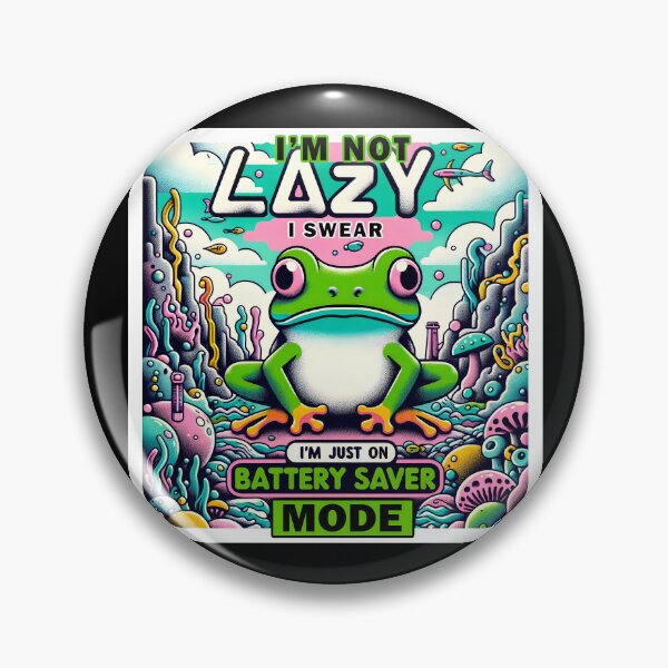 Item preview, I'm Not Lazy, I Swear! I'm Just on Battery Saver Mode designed and sold by deepglitchart.