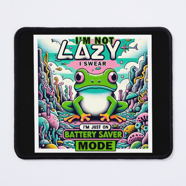 Item preview, I'm Not Lazy, I Swear! I'm Just on Battery Saver Mode designed and sold by deepglitchart.