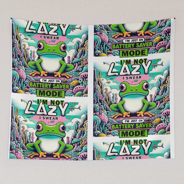 Item preview, I'm Not Lazy, I Swear! I'm Just on Battery Saver Mode designed and sold by deepglitchart.