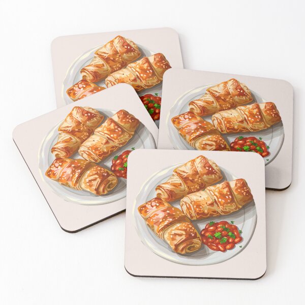 Item preview, Sausage Rolls and Baked Beans designed and sold by sakurashorty.