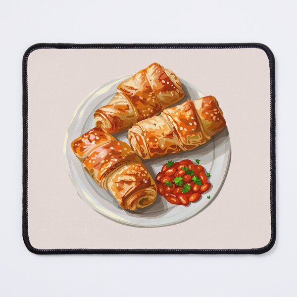 Item preview, Sausage Rolls and Baked Beans designed and sold by sakurashorty.