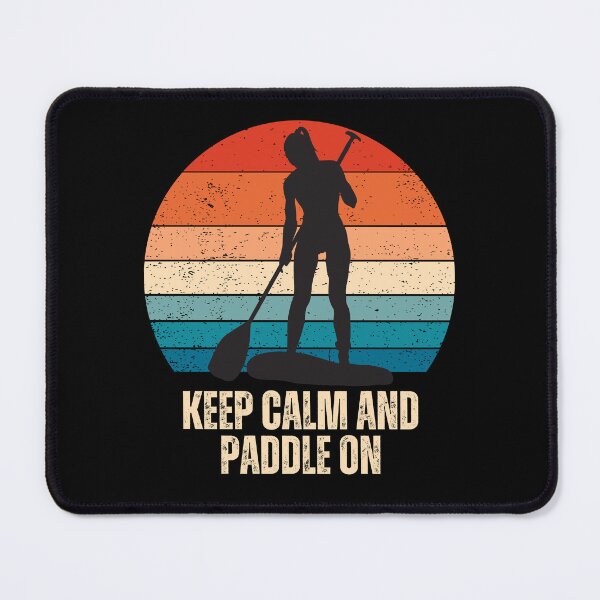 Item preview, Stand up paddleboarding - summer sports - woman designed and sold by EvergreenWhimsy.