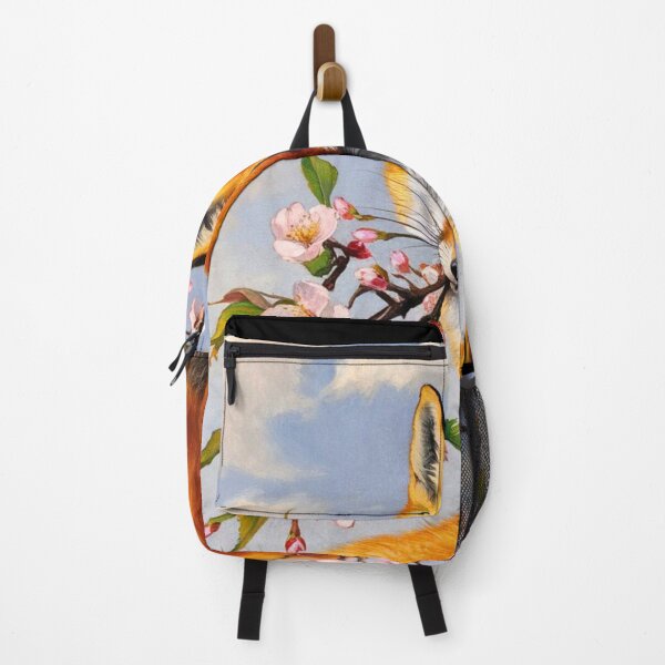 Item preview, Fox Portrait. Fox with cherry blossom, floral fox, fox painting, Raphael style designed and sold by FoxVibes.