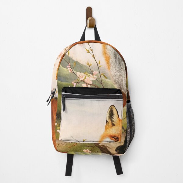 Artikelvorschau, Fuchs-Portrait. Fuchs mit Kirschblüte, Blumenfuchs, Fuchsmalerei, Raphael-Stil entworfen und verkauft von FoxVibes.