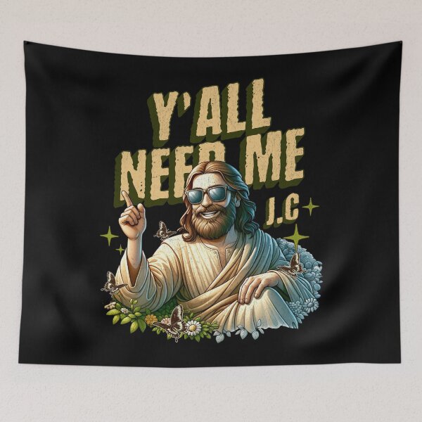 Item preview, Cool Jesus Is King Funny Christianity Gift designed and sold by InkyGenies.