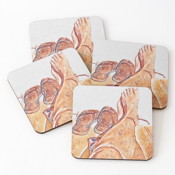 Item preview, Flip flops an the sun designed and sold by Tonyasartprints.