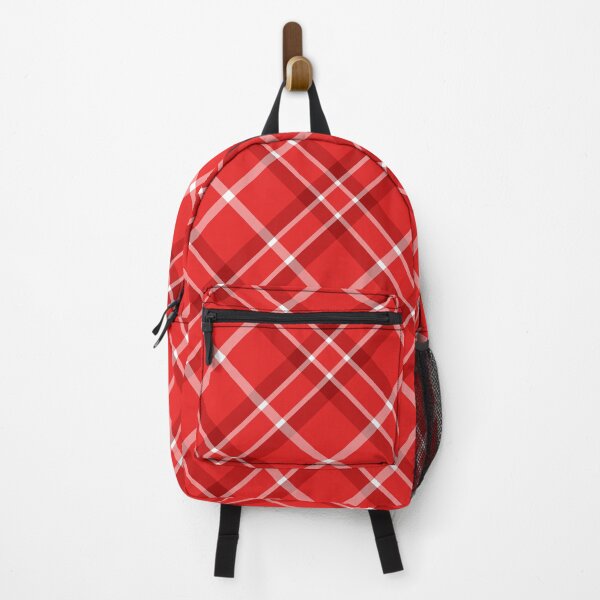 Item preview, Simple Red And White Diagonal Plaid Pattern. designed and sold by DesignHouse07.
