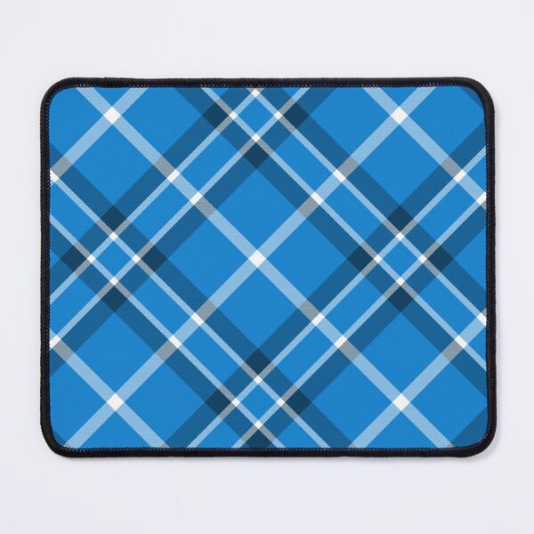 Item preview, Simple Blue And White Diagonal Plaid Pattern. designed and sold by DesignHouse07.