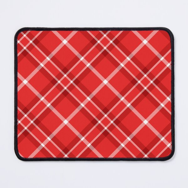 Item preview, Simple Red And White Diagonal Plaid Pattern. designed and sold by DesignHouse07.
