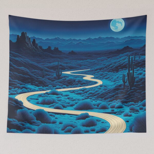 Item preview, Arizona Night View With Moon designed and sold by Secondearth.