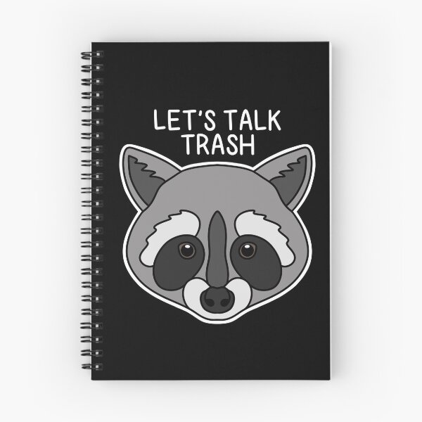 Item preview, (Version for DARK COLORED Items) LET’S TALK TRASH (Raccoon) designed and sold by chicorycreative.