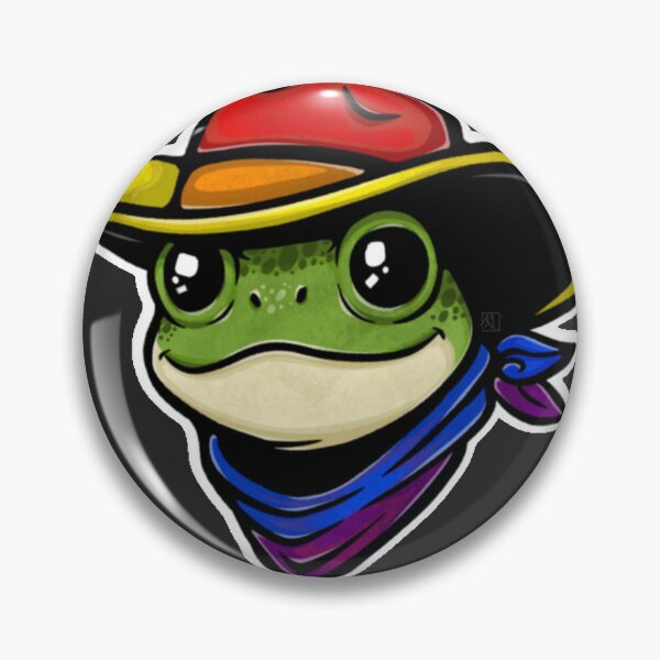 Aperçu de l'œuvre Grenouille de cowboy de fierté LGBT créée et vendue par jwolfartwork.