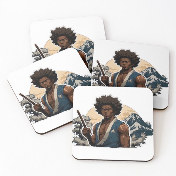 Item preview, Black Samurai: Hokusai-Inspired Sticker Collection designed and sold by Facilita.