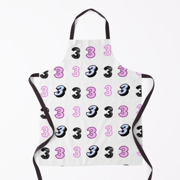 Item preview, pack of stickers, number three, different illustrations designed and sold by Numbers-Art.