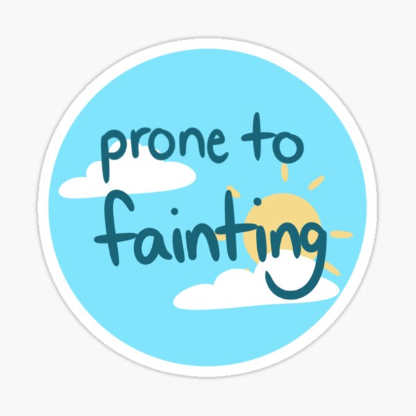 Item preview, Prone to fainting disability alert designed and sold by dreamsclouds.
